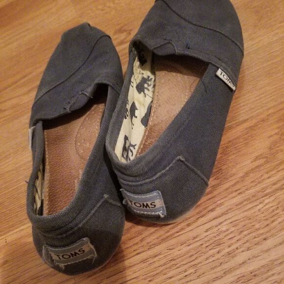 TOMS slip on flats Blue/gray - Picture 6 of 8
